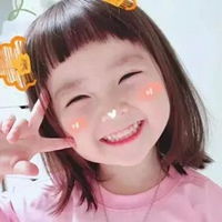 超萌可爱混血小女孩头像