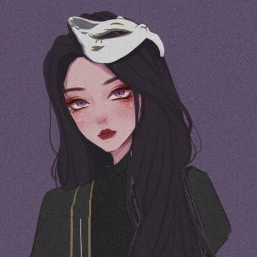 二次元动漫女生头像摸摸小猪头万事不用愁