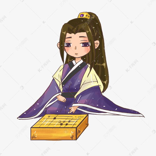 男性古风q版萌系插画素材图片免费下载千库网