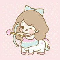 射手座浅蓝色系的专属头像女生