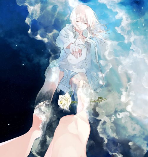 冷色调的颜色,画面十分干净,描绘了许多文静清爽且可爱的女孩子们