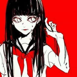 动漫头像恐怖二次元女系列高清女生