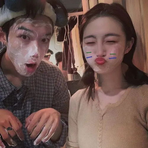 复古风情侣头像