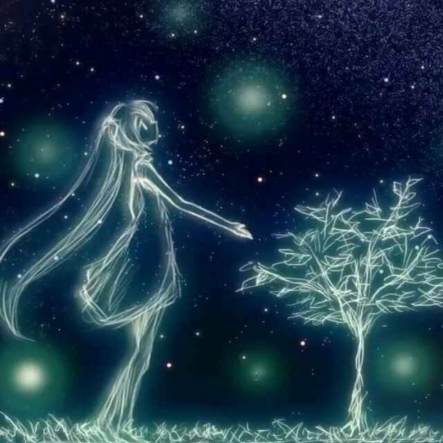 女生头像动漫星空