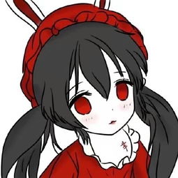 黑色系二次元少女头像泪痣