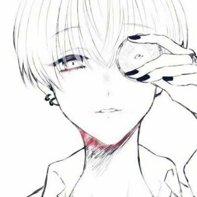 二次元动漫手绘爱人头像
