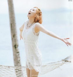 韩国女团少女时代清新海滩大片靓丽风光