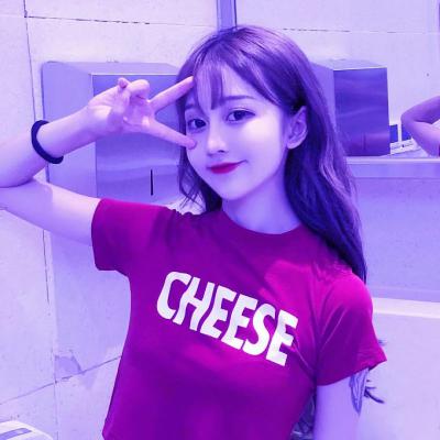 紫色的美女头像,多幸运在最美的年纪
