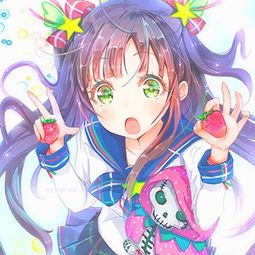 插画动漫二次元头像萌系女