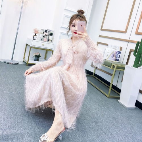 超仙气质仙女裙2020夏季新款重工连衣裙流苏高腰敲显瘦仙气长裙