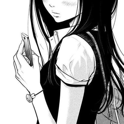 动漫头像个性黑白男女头像
