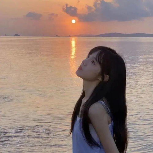 白色头像意境淡雅系列女甜美