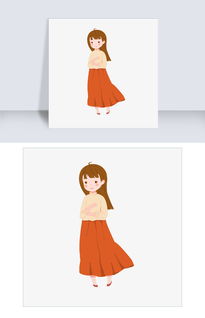 手绘日系清新美女插画图片素材psb格式下载动漫人物大全