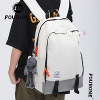 爱华仕女士双肩包oiwas爱华仕新款双肩包书包电脑包尼龙防泼水简约纯色清新大容量多少钱
