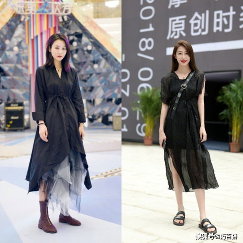 夏天适合穿什么样的连衣裙毫无疑问,纯黑色连衣裙最nice