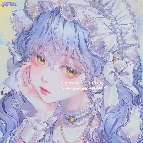 病娇风格的韩系二次元动漫人物插画,画面氛围感温柔且美好