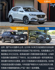 国产韩系suv大战名爵hs对比现代ix35起亚智跑谁更厚道