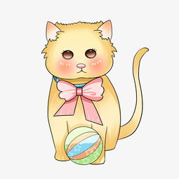 卡通手绘胖橘猫插画图片素材其他格式下载动漫人物大全