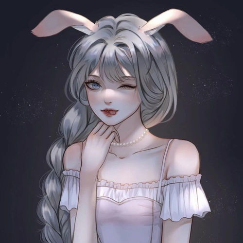 qq女生头像黑色系动漫少女