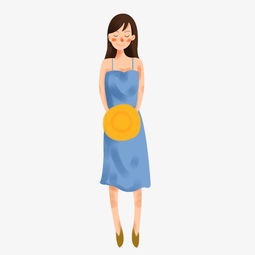 手绘阳光女孩免扣素材图片素材其他格式下载动漫人物大全