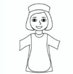 幼儿园人物简笔画教案餐厅阿姨