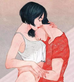 美女画师笔下撒的狗粮