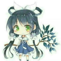 大眼睛女生卡通头像可爱小女孩动漫头像