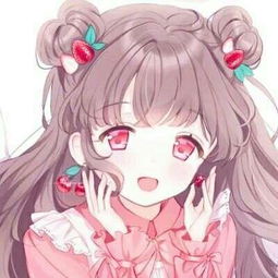 女生头像可爱系粉色系