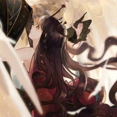古风系动漫女生丧系头像黑暗系忧郁动漫女头像