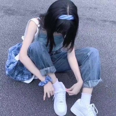 高颜值蓝色系女头超好看