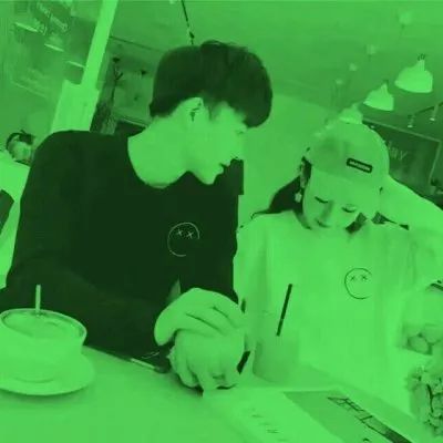 情侣头像绿色情头
