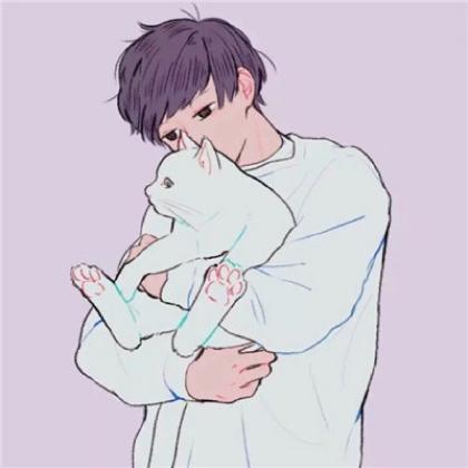 插画男生头像,个性意境的男生插画风格头像图片
