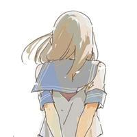 动漫男生女生背影