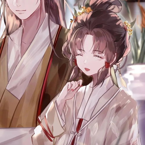 情头色系情侣头像一对两张古风
