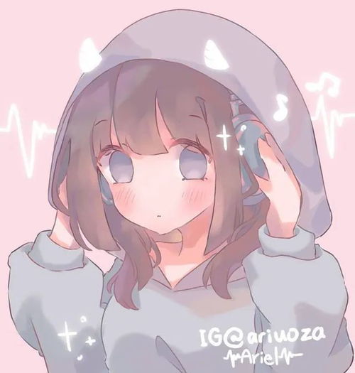 微信头像慵懒萌萌可爱的少女手绘头像动漫画风,太好看了