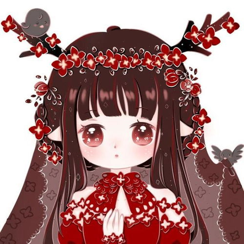 红色系女生头像你是我一生只会遇见一次的惊喜