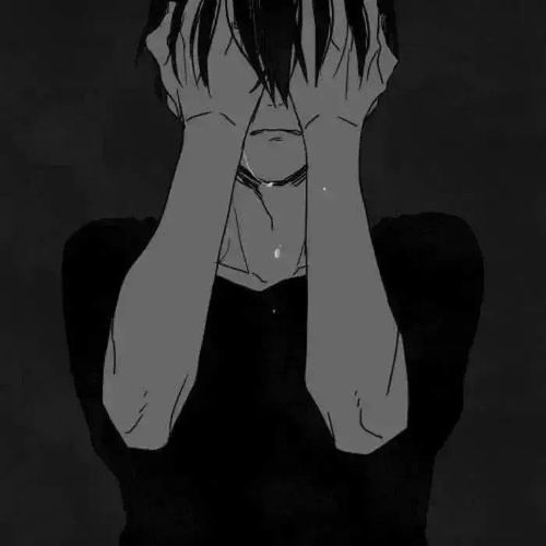 丧系动漫男头像情侣头像