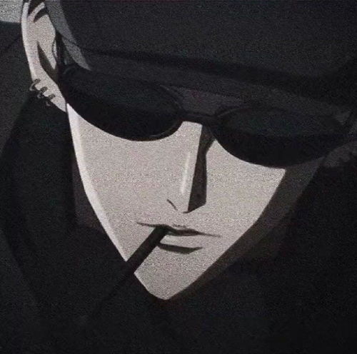 有没有黑暗系的动画男性头像