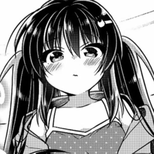 满屏黑白漫画风动漫情头