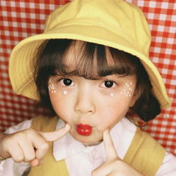 小女孩萌萌哒闺蜜头像一对两张四人五人同一人