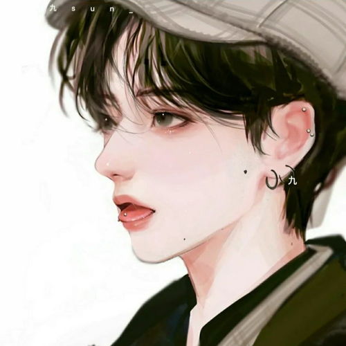动漫男生头像但愿日子清净,抬头遇见都是柔情