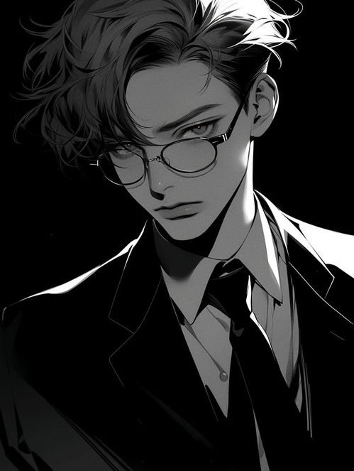 斯文败类禁欲系男生头像动漫
