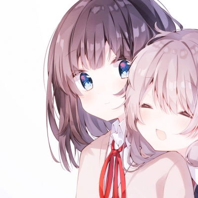 二次元动漫闺蜜头像