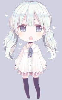 二次元少女q版萌系动漫插画头像qi堆糖,美好生活研究所