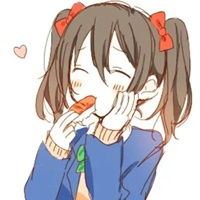 吃货系女生头像真人可爱好看
