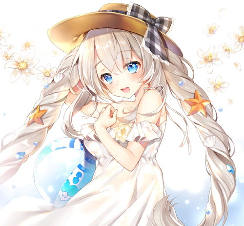 二次元插画第三十五期银发双马尾