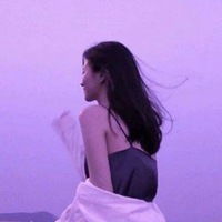 紫色系女生头像霸气微信头像图片大全