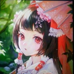 绿色系可爱动漫头像古风