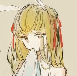 插画动漫二次元头像萌系女