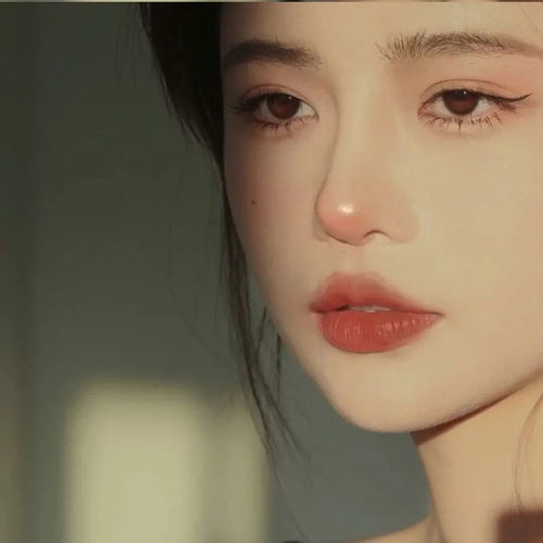 头像绿色系女生头像养眼